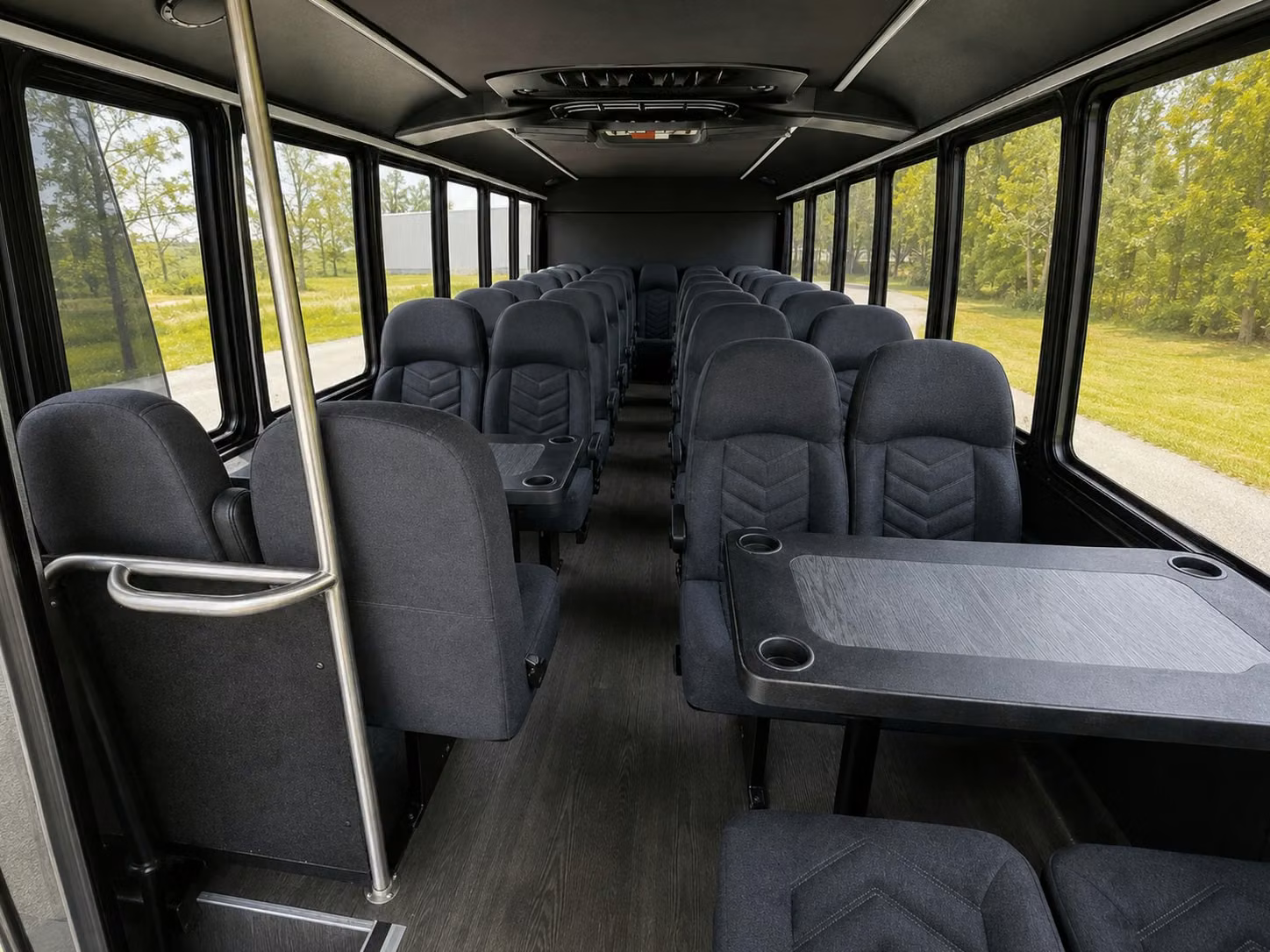 20 passenger minibus interior