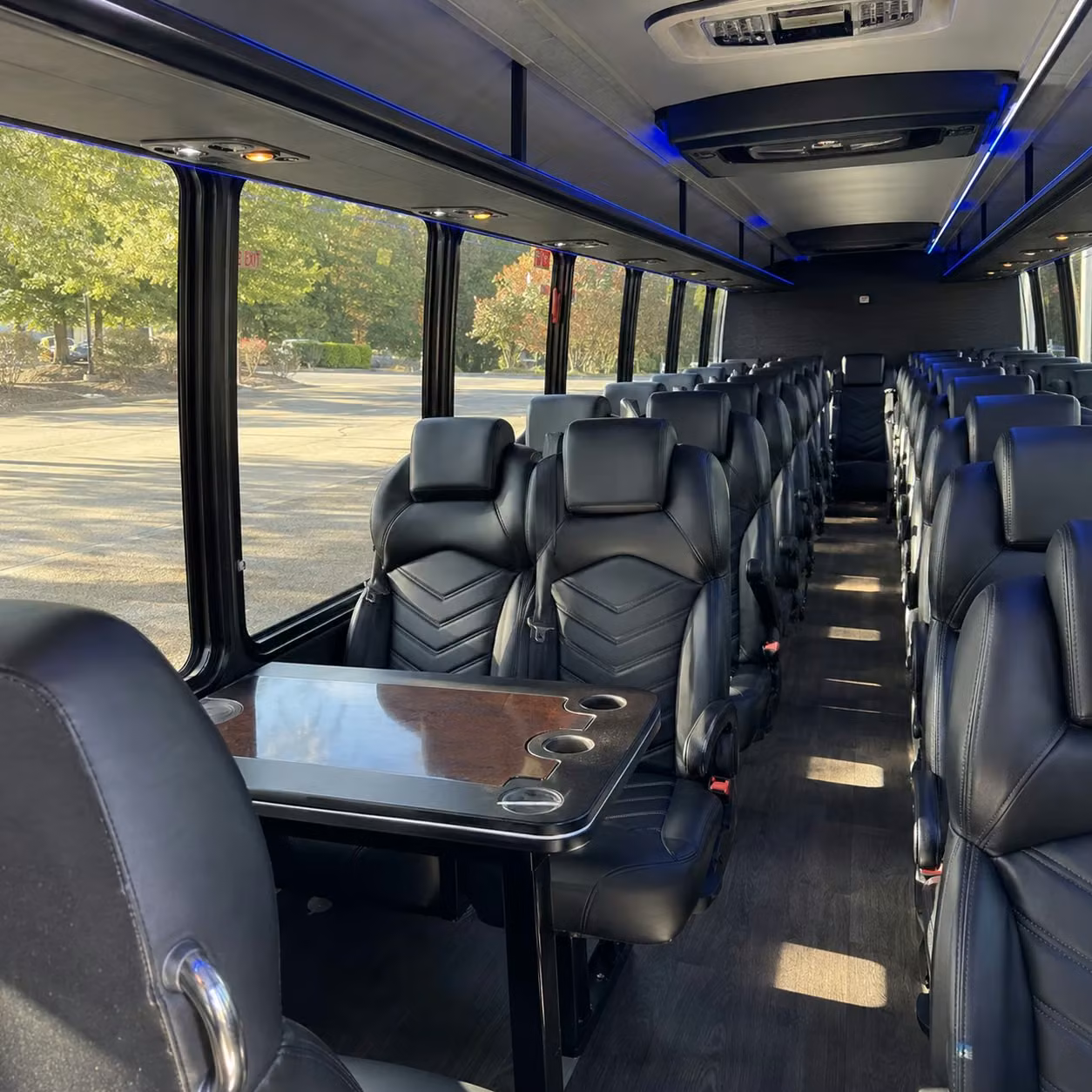 25 passenger minibus inside
