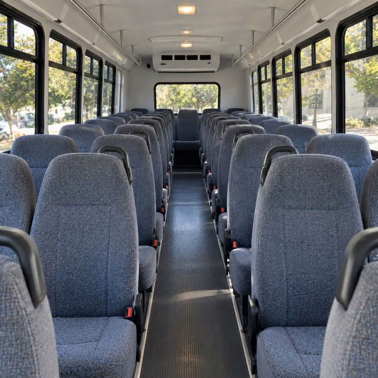 25 passenger minibus interior
