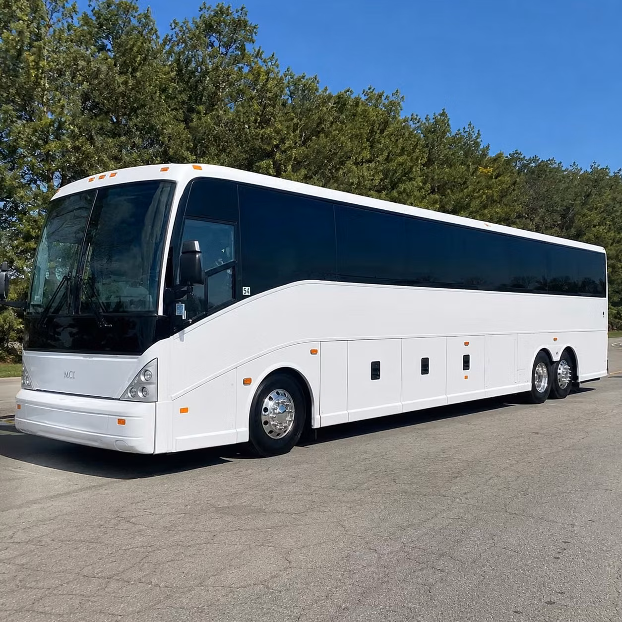 56 passenger charter bus