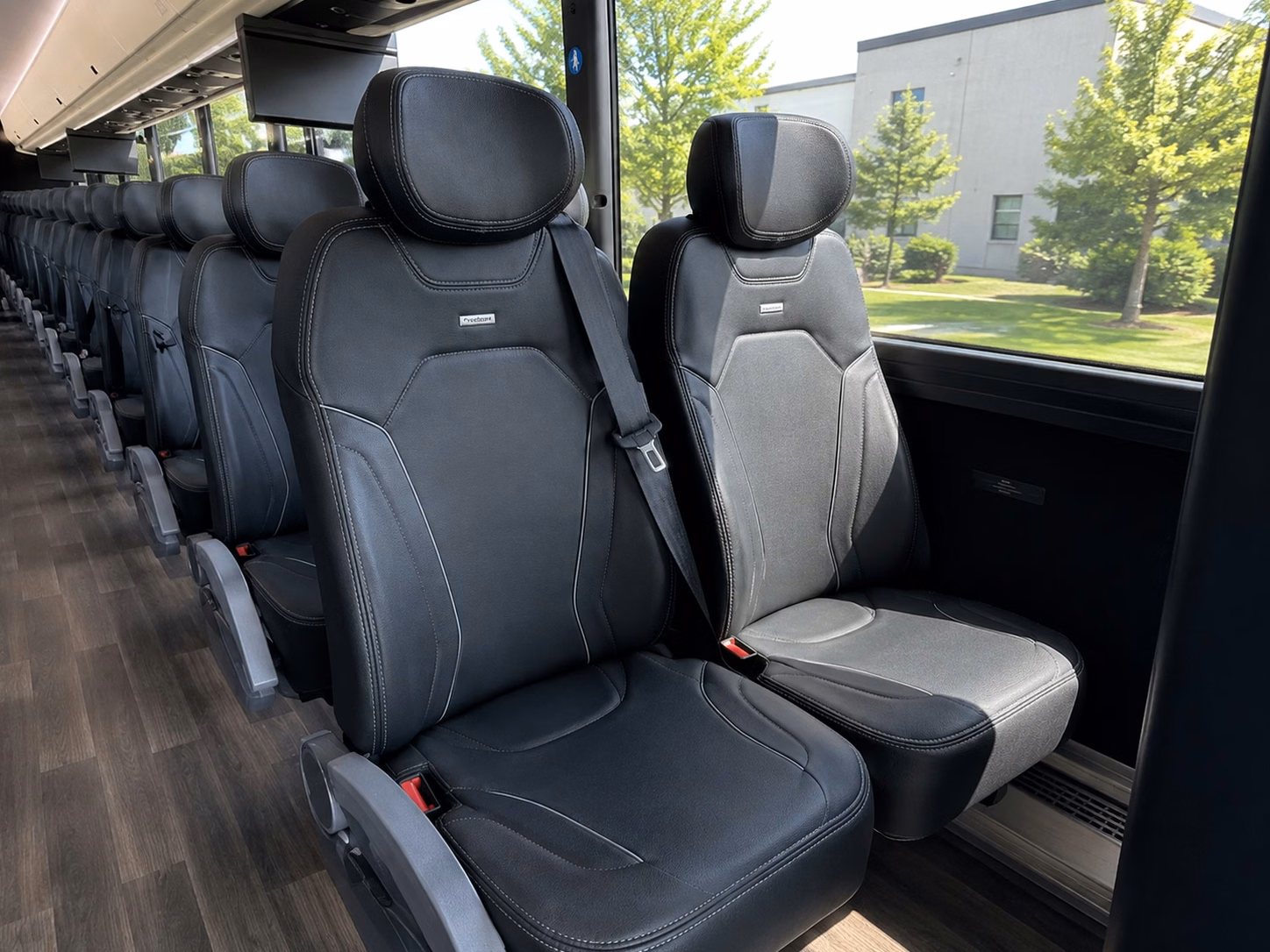 oro valley charter bus rental interior